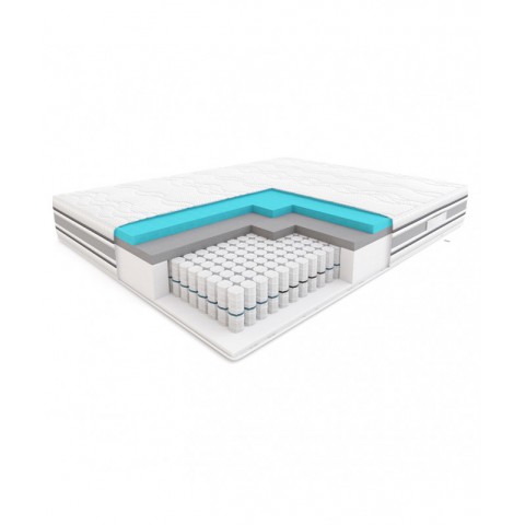 Materac DANCE HILDING 180x200 hybrydowy – OUTLET : Rozmiar - 180x200, Pokrowce Hilding - Italiano