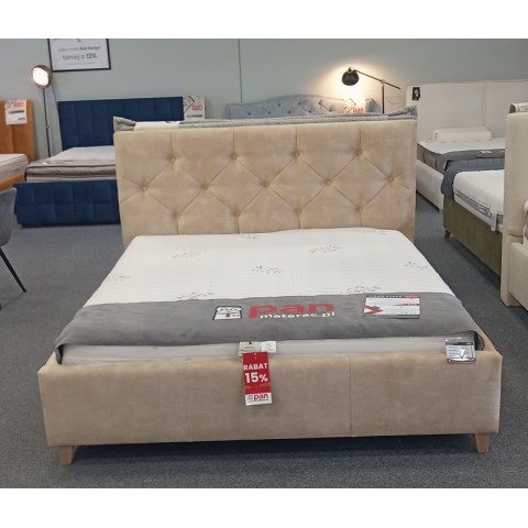 Łóżko KASANDRA COMFORTEO 160x200 tapicerowane - OUTLET : Rozmiar - 160x200