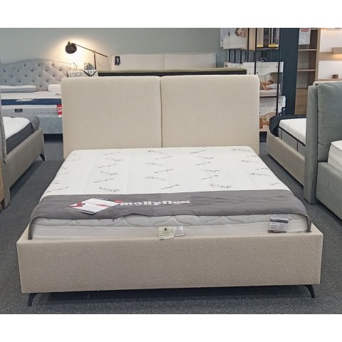 Łóżko LAYLA NEW ELEGANCE 160x200 tapicerowane - OUTLET : Rozmiar - 160x200