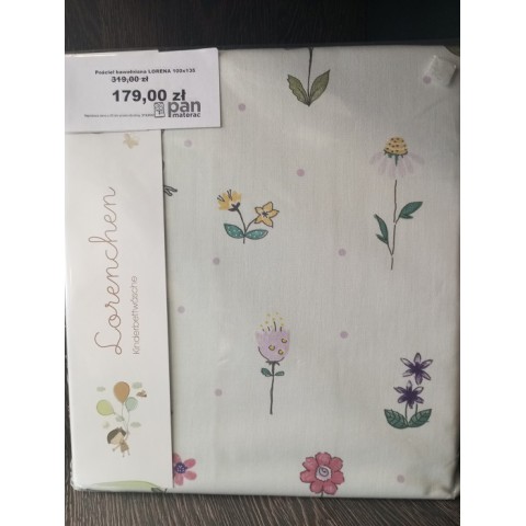 Pościel LORENA 100x135 bawełniana - OUTLET : Rozmiar - 100x135