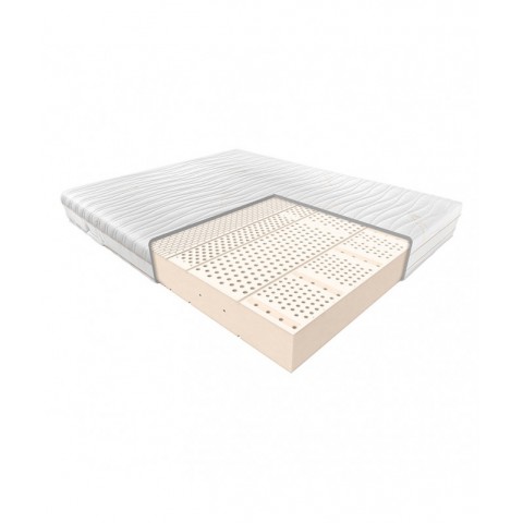 Materac FIDES JANPOL 140x190 lateksowy – OUTLET : Rozmiar - 140x190, Pokrowce Janpol - Microtencel