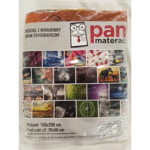 Pościel Mikrofibra Konie Pan Materac 160x200 – OUTLET : Rozmiar - 160x200