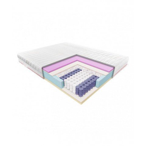 Materac ENYO JANPOL 80x180 kieszeniowo-piankowy – OUTLET : Rozmiar - 80x180, Pokrowce Janpol - Tencel