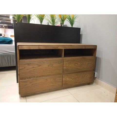 Szafka RTV Atlanta Typ 22 Drewniana- OUTLET : Rozmiar - 119,2x69,3x50,5