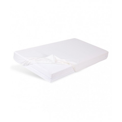 Prześcieradło nieprzemakalne i oddychające z gumką BAMBOO PAN MATERAC YOUNG 90x180 białe - OUTLET : Rozmiar - 90x180, Kolor - Biały