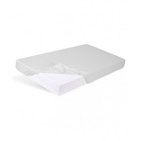 Prześcieradło nieprzemakalne i oddychające z gumką BAMBOO PAN MATERAC YOUNG 90x180 cm szare - OUTLET : Rozmiar - 90x180, Kolor - Szary