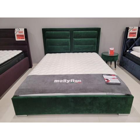 Łóżko PORTO NEW ELEGANCE 160x200 tapicerowane - OUTLET : Rozmiar - 160x200
