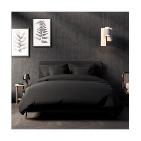 Pościel PAN MATERAC satyna bawełniana czarna 200x220 – OUTLET : Rozmiar - 200x220