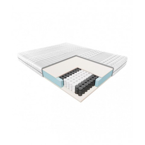 Materac KLIO JANPOL 200x200 kieszeniowo-piankowy – OUTLET : Rozmiar - 200x200, Pokrowce Janpol - Smart