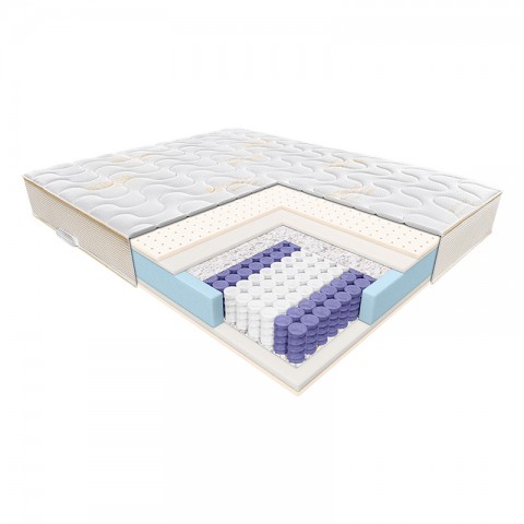 Materac CORA JANPOL kieszeniowy : Rozmiar - 100x190, Pokrowce Janpol - Silver Protect