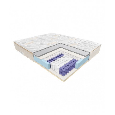 Materac ENYO JANPOL 100x200 kieszeniowo-piankowy – OUTLET : Rozmiar - 100x200, Pokrowce Janpol - Silver Protect