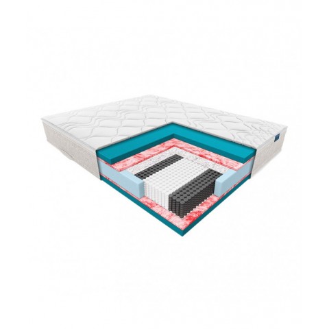 Materac HYBRIS JANPOL 100x200 kieszeniowy - OUTLET : Rozmiar - 100x200, Pokrowce Janpol - Adaptive Beige