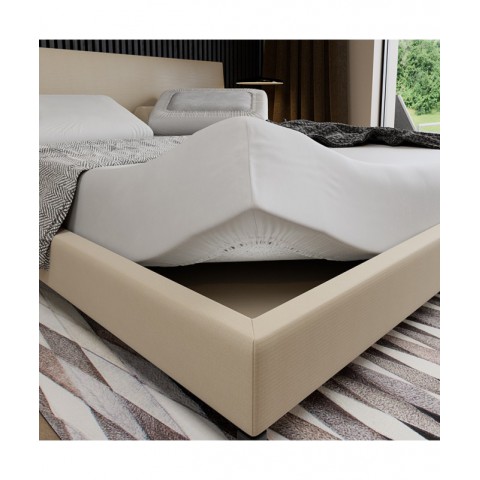 Prześcieradło satynowe PAN MATERAC 180x200 białe - OUTLET : Kolor - Biały, 180x200