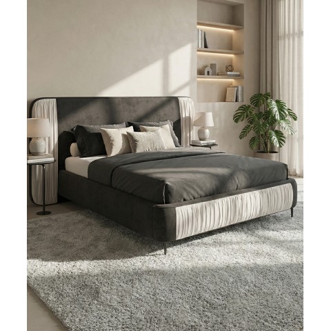 Łóżko CHIARO COMFORTEO tapicerowane : Z pojemnikiem, 140x200, 