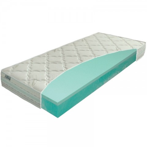 Materac VISCOGREEN LUX MATERASSO piankowy : Rozmiar - 200x200, Twardość - H3, Pokrowce Materasso - Eucalyss Visco