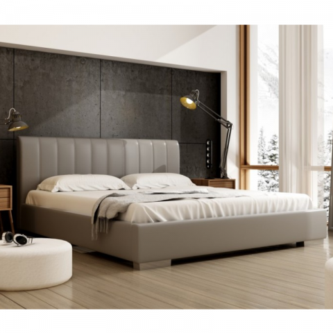 Łóżko NAOMI NEW DESIGN tapicerowane : Rozmiar - 200x200, Tkanina - Grupa I, Pojemnik - Bez pojemnika