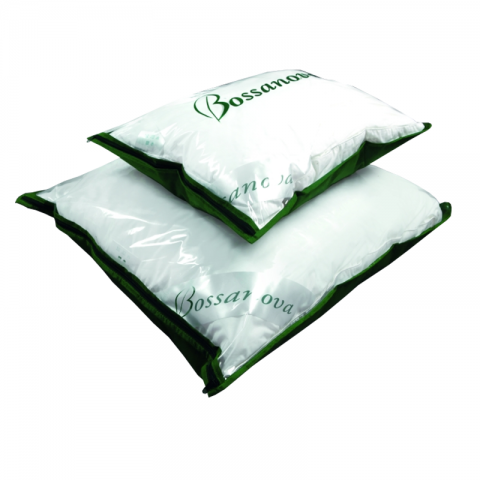 Poduszka jednokomorowa BOSSANOVA SOFT półpuchowa : Rozmiar poduszki - 50x60, Rodzaje wsypów - Ecru