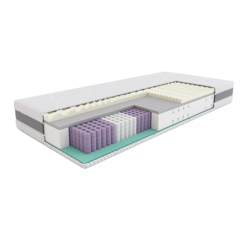 Materac HYBRID PREMIUM SLEEPMED kieszeniowo-piankowy