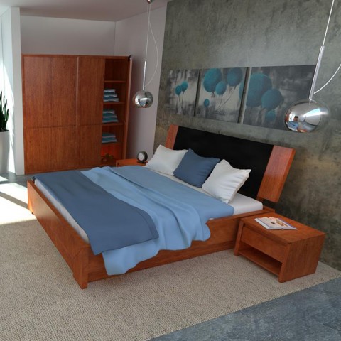 Łóżko Gotland Plus Ekodom drewniane aranżacja