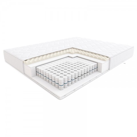 Materac ZORBA HILDING kieszeniowy : Rozmiar - 90x200, Pokrowce Hilding - Silver