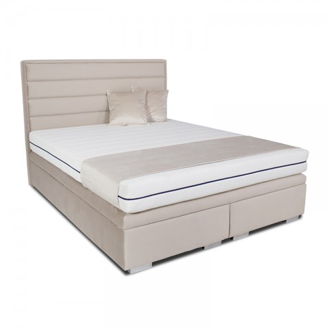 Łóżko BIAGGIO BED DESIGN kontynentalne : Rozmiar - 160x200, Pojemnik - Z pojemnikiem, Tkanina - Grupa IV