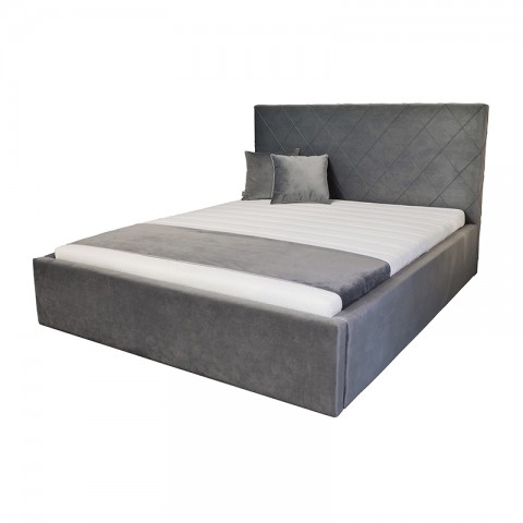 Łóżko CARLO BED DESIGN tapicerowane : Rozmiar - 160x200, Tkanina - Grupa II, Pojemnik - Bez pojemnika