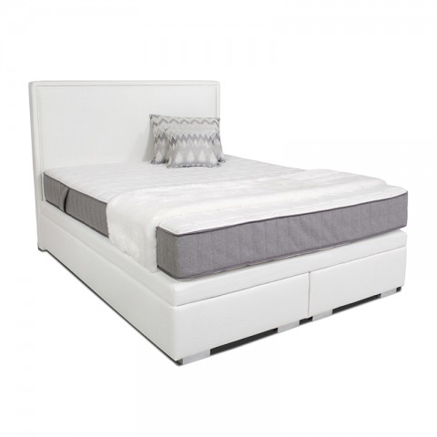 Łóżko IVO BED DESIGN kontynentalne : Rozmiar - 180x200, Pojemnik - Bez pojemnika, Tkanina - Grupa III
