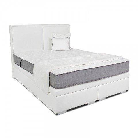 Łóżko SISTO BED DESIGN kontynentalne : Rozmiar - 140x200, Tkanina - Grupa I, Pojemnik - Z pojemnikiem
