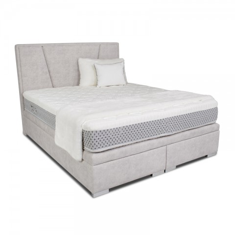 Łóżko VALERIO BED DESIGN kontynentalne : Rozmiar - 120x200, Pojemnik - Z pojemnikiem, Tkanina - Grupa IV