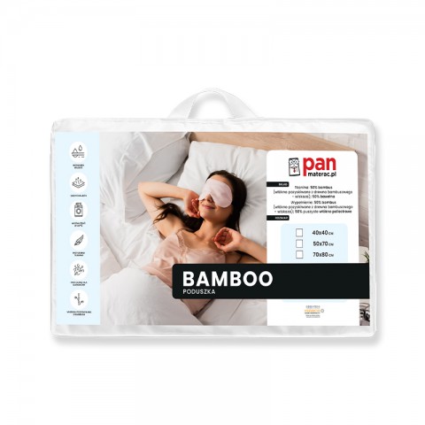 Opakowanie poduszki Bamboo Pan Materac