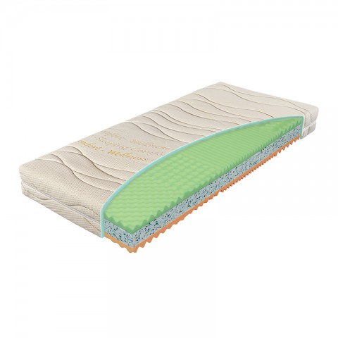 Materac KLASIK MATERASSO piankowy : Rozmiar - 180x200, Pokrowce Materasso - Bamboo