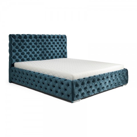 Łóżko HAVANA NEW ELEGANCE tapicerowane : Rozmiar materaca - Materac 140x200, Pojemnik - Bez pojemnika, Tkanina - Grupa V