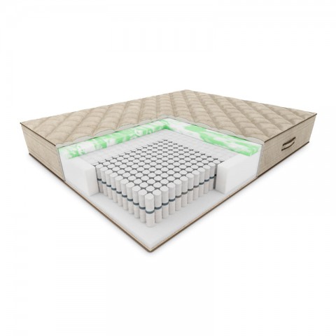 Materac BREVA HILDING kieszeniowy : Rozmiar - 90x200, Pokrowce Hilding - Linen