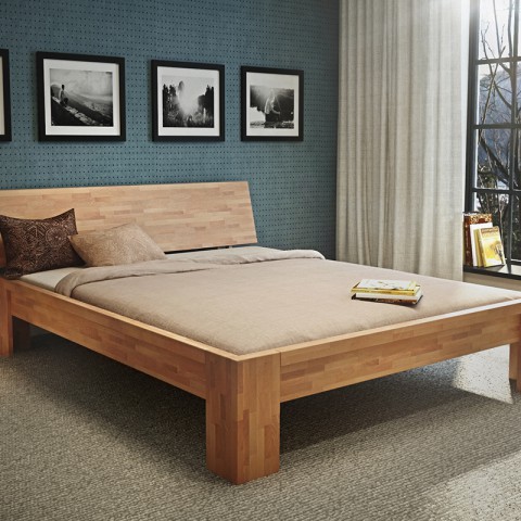 Łóżko CALM TARTAK MEBLE drewniane