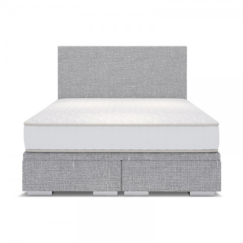 Łóżko ALBINO BED DESIGN kontynentalne : Rozmiar - 160x200, Pojemnik - Bez pojemnika, Tkanina - Grupa IV
