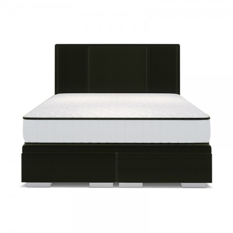 Łóżko CRISTIANO BED DESIGN kontynentalne : Rozmiar - 160x200, Pojemnik - Bez pojemnika, Tkanina - Grupa III