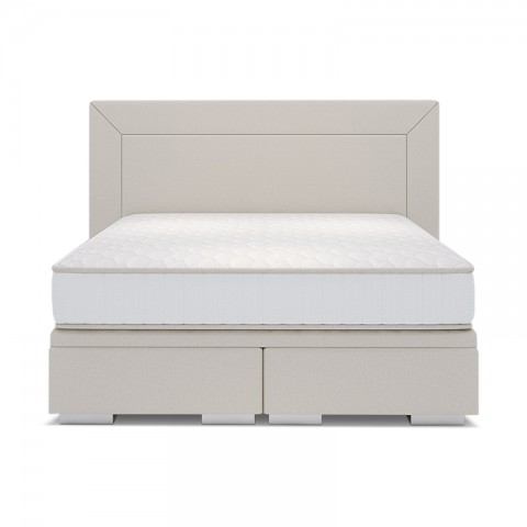 Łóżko GIORGIO BED DESIGN kontynentalne : Rozmiar - 160x200, Tkanina - Grupa I, Pojemnik - Z pojemnikiem