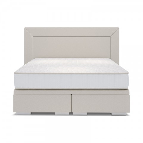 Łóżko GIORGIO BED DESIGN kontynentalne : Rozmiar - 140x200, Pojemnik - Bez pojemnika, Tkanina - Grupa III