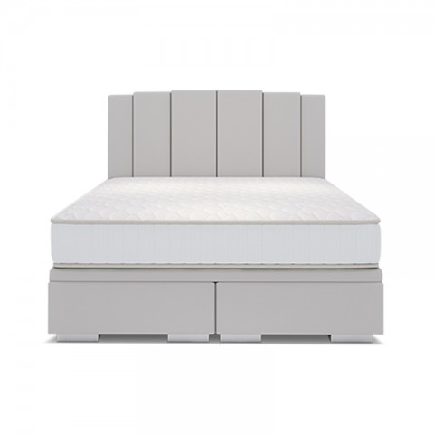 Łóżko ENZO BED DESIGN kontynentalne : Rozmiar - 140x200, Tkanina - Grupa II, Pojemnik - Bez pojemnika