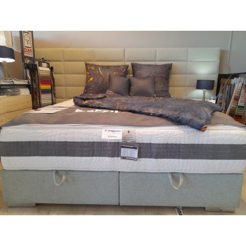 Łóżko WEZGŁOWIE 600 NEW DESIGN 160x200 kontynentalne - OUTLET : Rozmiar - 160x200