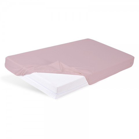 Prześcieradło nieprzemakalne i oddychające z gumką BAMBOO PAN MATERAC YOUNG : Rozmiar - 80x180, Wysokość - 20 cm, Kolor - Różowy