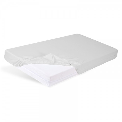 Prześcieradło nieprzemakalne i oddychające z gumką BAMBOO PAN MATERAC YOUNG : Rozmiar - 80x160, Wysokość - 15 cm, Kolor - Szary