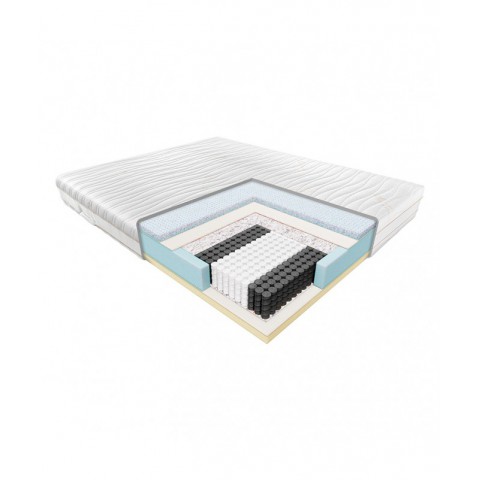 Materac NOLLI JANPOL 90x200 kieszeniowy – OUTLET : Rozmiar - 90x200, Pokrowce Janpol - Biaxial