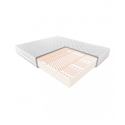 Materac DEMETER JANPOL 80x200 lateksowy – OUTLET : Rozmiar - 80x200, Pokrowce Janpol - Silver Protect