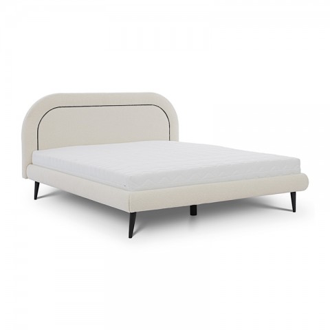 Łóżko NELLO 1 NEW ELEGANCE tapicerowane : Rozmiar - 180x200, Tkanina - Grupa I, Pojemnik - Bez pojemnika
