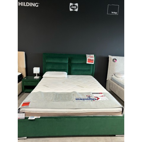 Łóżko PORTO NEW ELEGANCE 160x200 tapicerowane – OUTLET : Rozmiar - 160x200