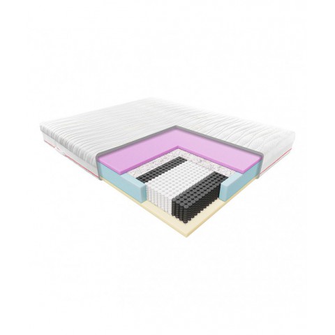Materac NIOBE JANPOL 90x190 kieszeniowy – OUTLET : Rozmiar - 90x190, Pokrowce Janpol - Tencel