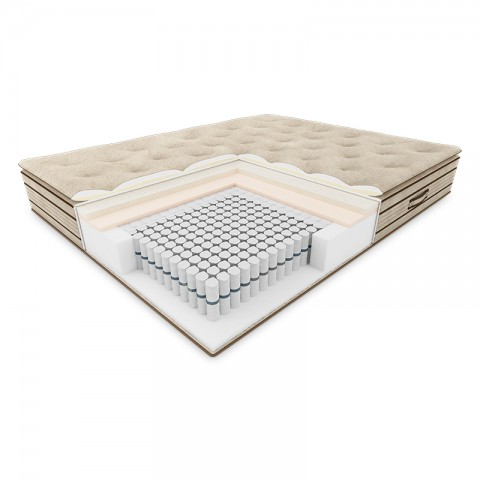 Materac TIVANO HILDING kieszeniowy : Rozmiar - 120x200, Pokrowce Hilding - Linen