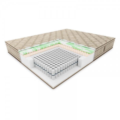 Materac SOLANO HILDING kieszeniowy : Rozmiar - 160x200, Pokrowce Hilding - Linen