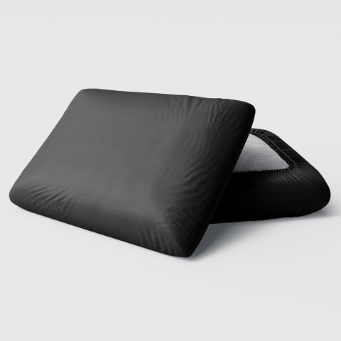 Poszewka uniwersalna na poduszkę piankową PAN MATERAC czarna